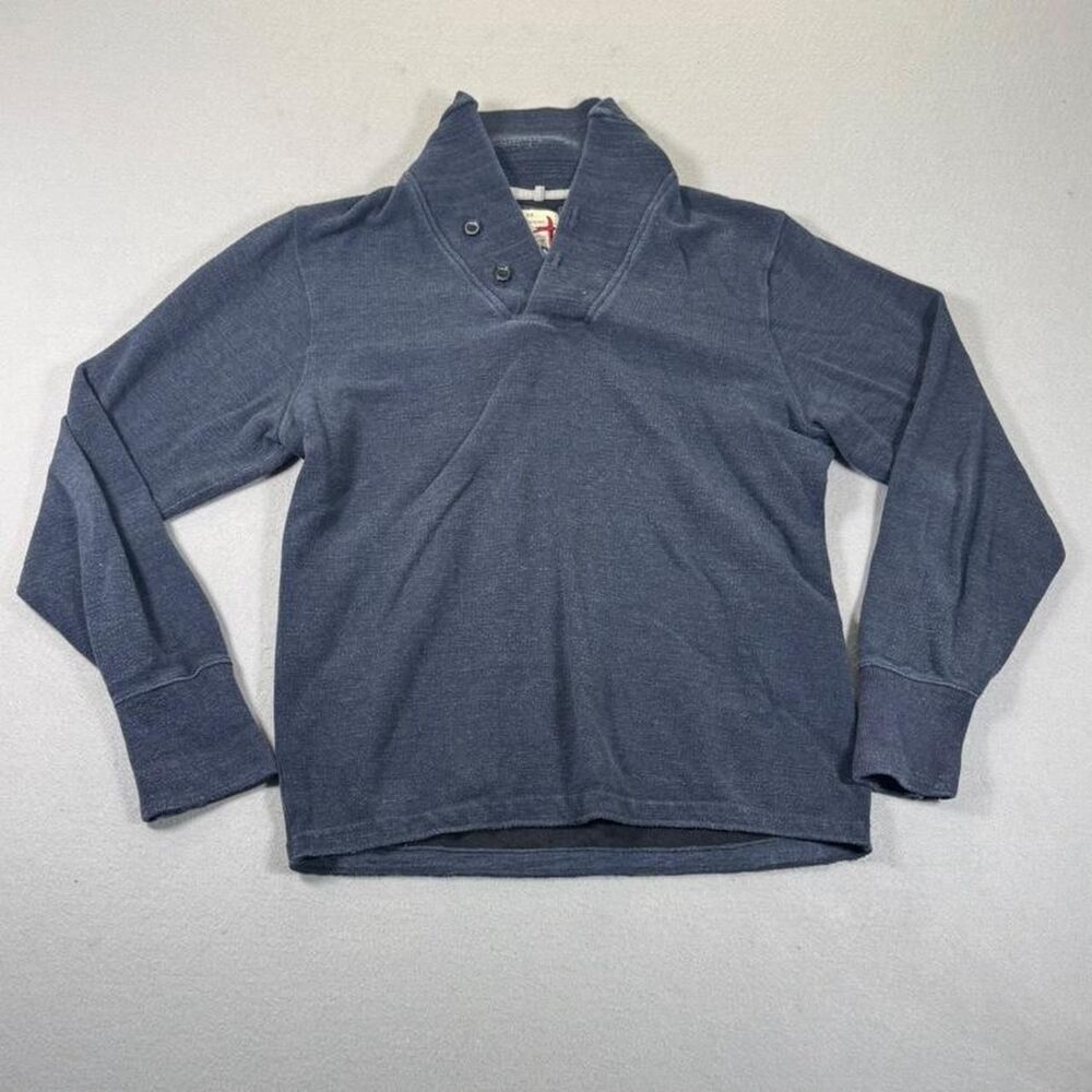 Relwen Men's Blue and Navy Jumper